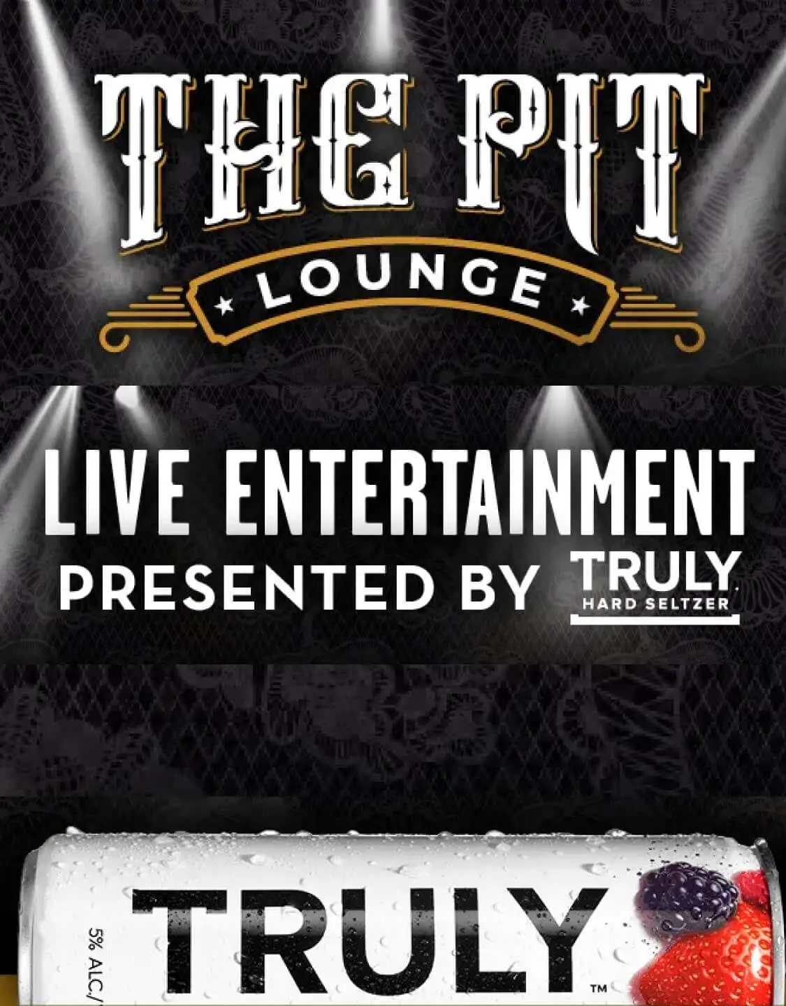 The Pit Lounge Live Entertainment Banner - Mobile