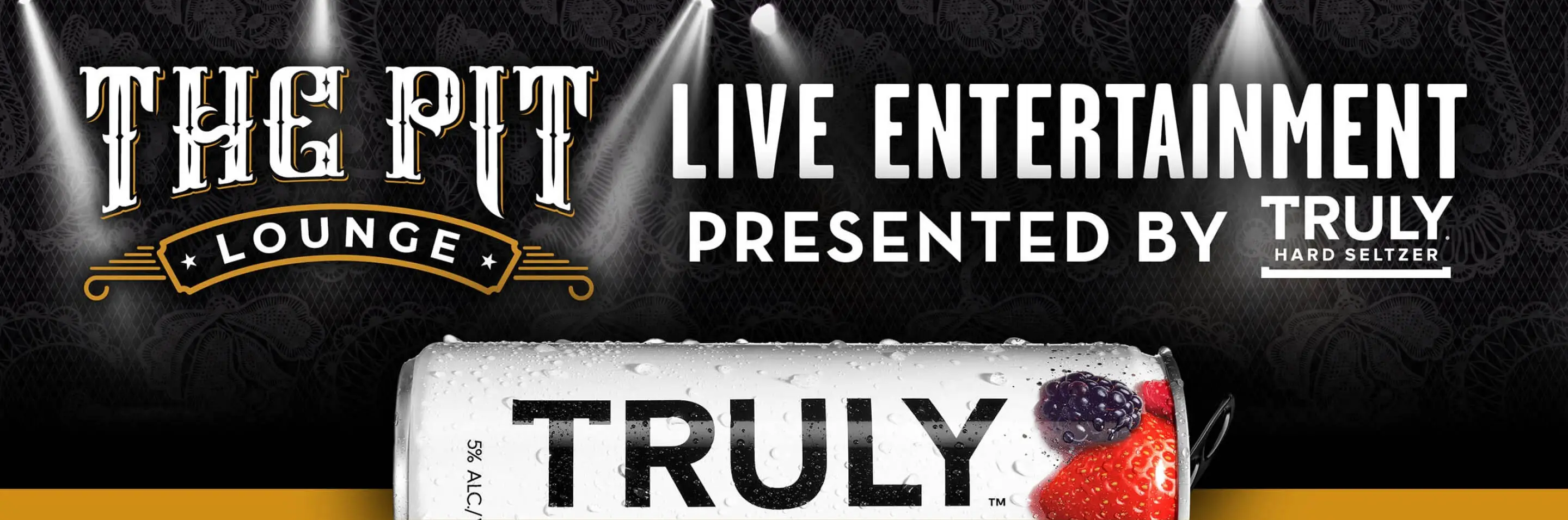 The Pit Lounge Live Entertainment Banner