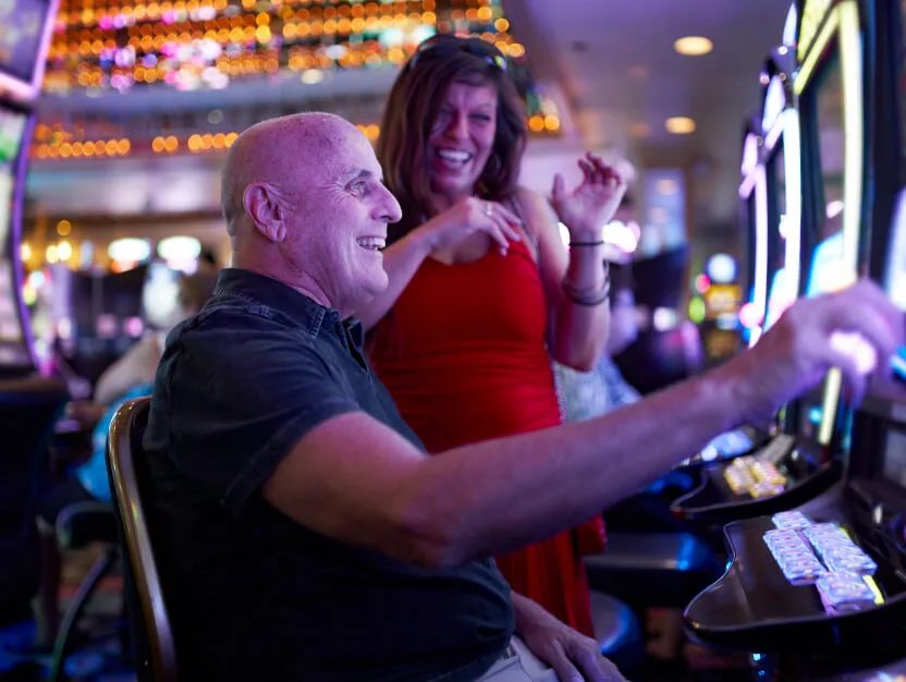 Couple Playing Casino Games