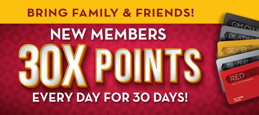 New Members 30x Points